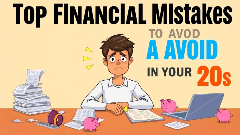 Top Financial Mistakes to Avoid in Your 20s